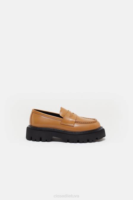 avalynė chino smėlio spalvos 2D28744 CLOSED loafers moterys